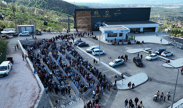 4 günde 29 bin 98 vatandaş Kartepe Teleferiğini kullandı