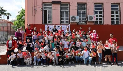 Türk Kızılay, 23 Nisan Ulusal Egemenlik ve Çocuk Bayramı’nda, dezavantajlı bölgede eğitim gören çocuklar için çeşitli etkinlikler düzenledi