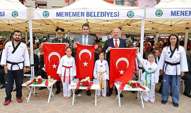 19 Mayıs Atatürk’ü Anma, Gençlik ve Spor Bayramı, Menemen’de tören ve etkinliklerle kutlandı