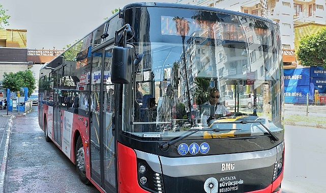 Antalya Büyükşehir’e ait toplu ulaşım araçları 19 Mayıs’ta ücretsiz