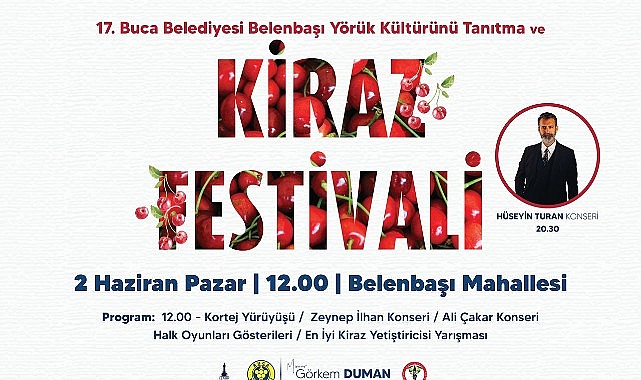 Buca’da Kiraz Festivali’ne geri sayım başladı