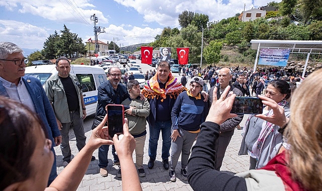 Kayadibi köylülerine Başkan Tugay’dan Hıdırellez sürprizi