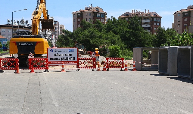 Konyaaltı bölgesinde yeni hat döşeniyor