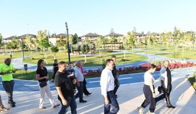 Başkan Özyiğit, Yenişehir Belediyesi Bisiklet Eğitim Parkı’nı gezdi