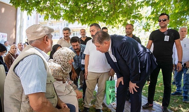 Başkan Tugay orman işçisi Serkan Topkaya’nın cenazesine katıldı