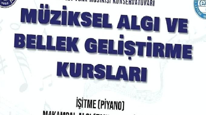 EÜ’den “Müziksel Algı ve Bellek Geliştirme Kursları”