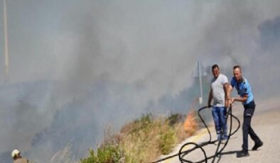 İzmir İtfaiyesi yangınlar için seferber oldu