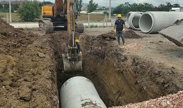 Kartepe İnönü Caddesi’ne yağmursuyu hattı