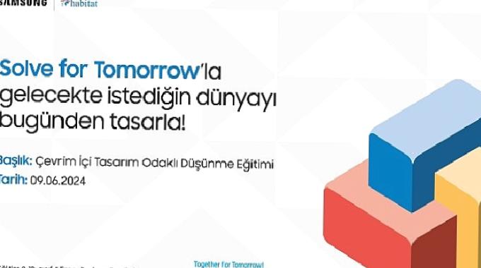 Solve for Tomorrow Tasarım Odaklı Düşünme Eğitimleri için başvurular devam ediyor