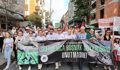 Srebrenitsa soykırımının kurbanları Bayrampaşa’da anıldı