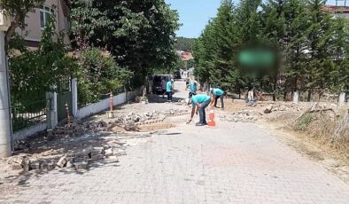 Turizm bölgelerinde parke yollar yenilendi